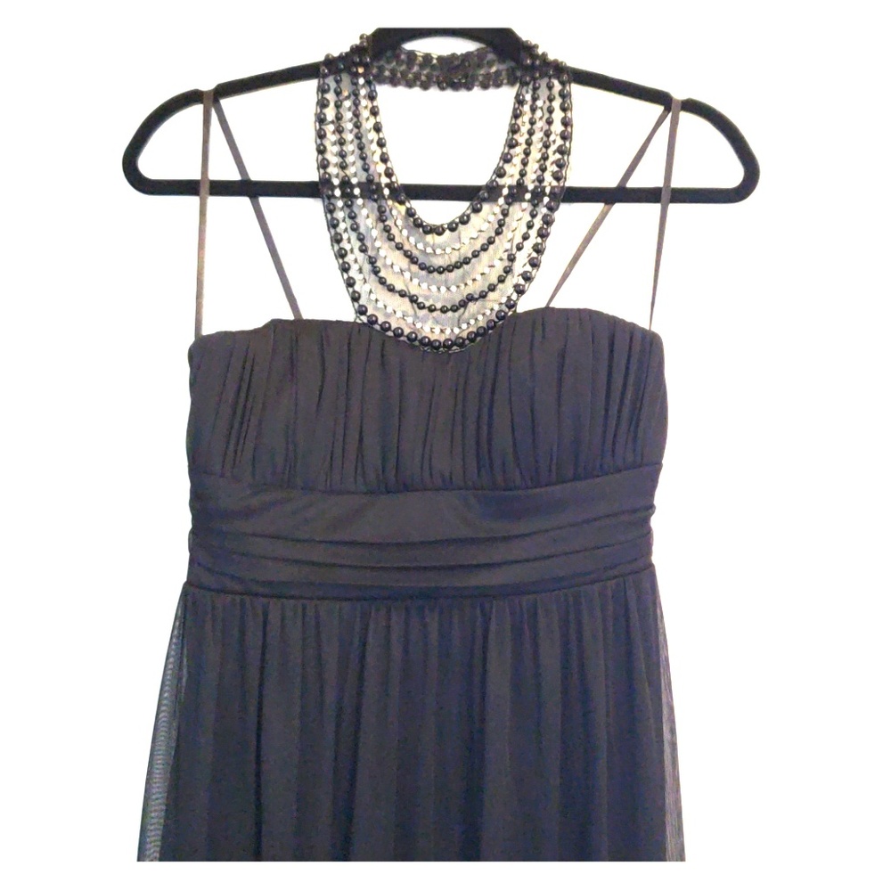 LIKE NEW Elegant Floor-Length Black Dress